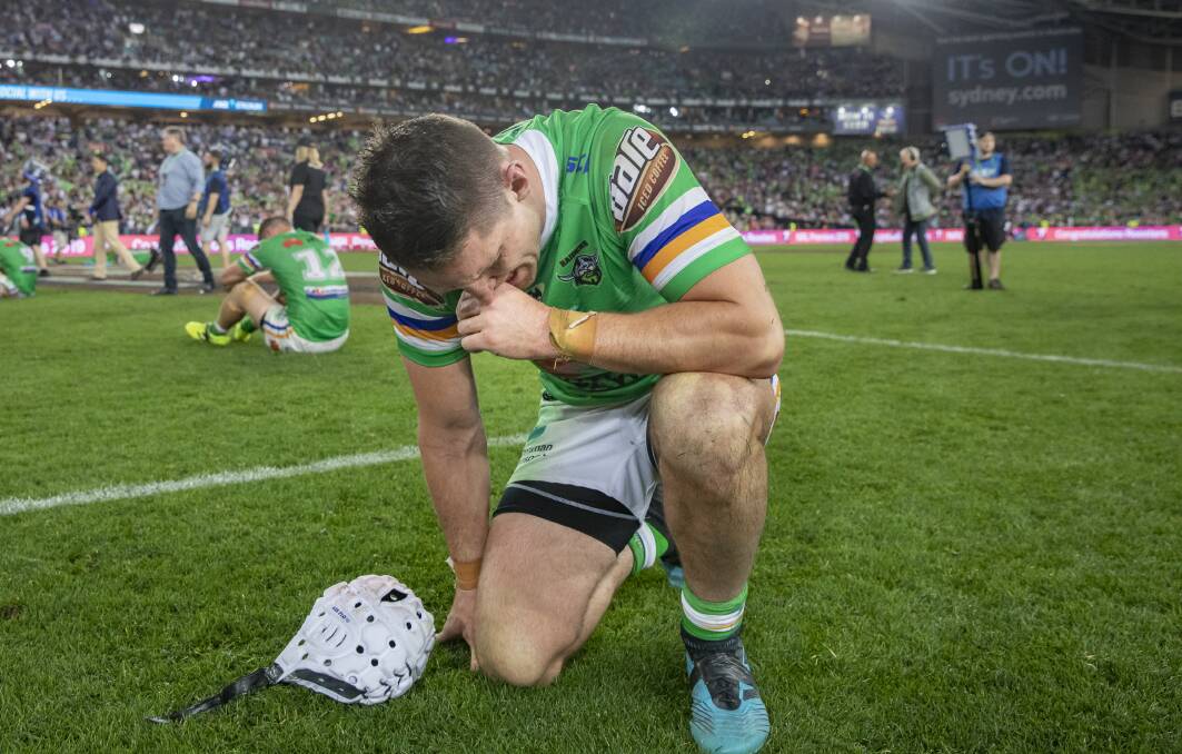 A shattered Jarrod Croker. Picture: Sitthixay Ditthavong