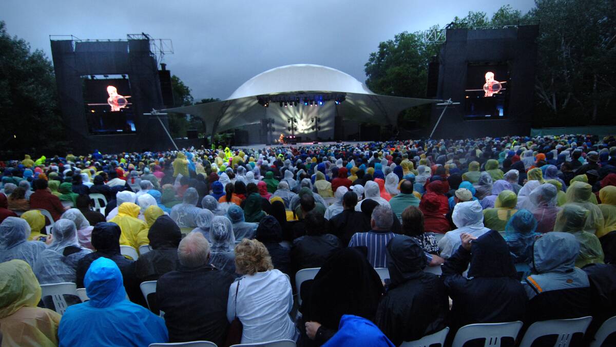 Elton John has played concerts at Stage 88 in Commonwealth Park (pictured) and Canberra Stadium. Picture by Karleen Minney
