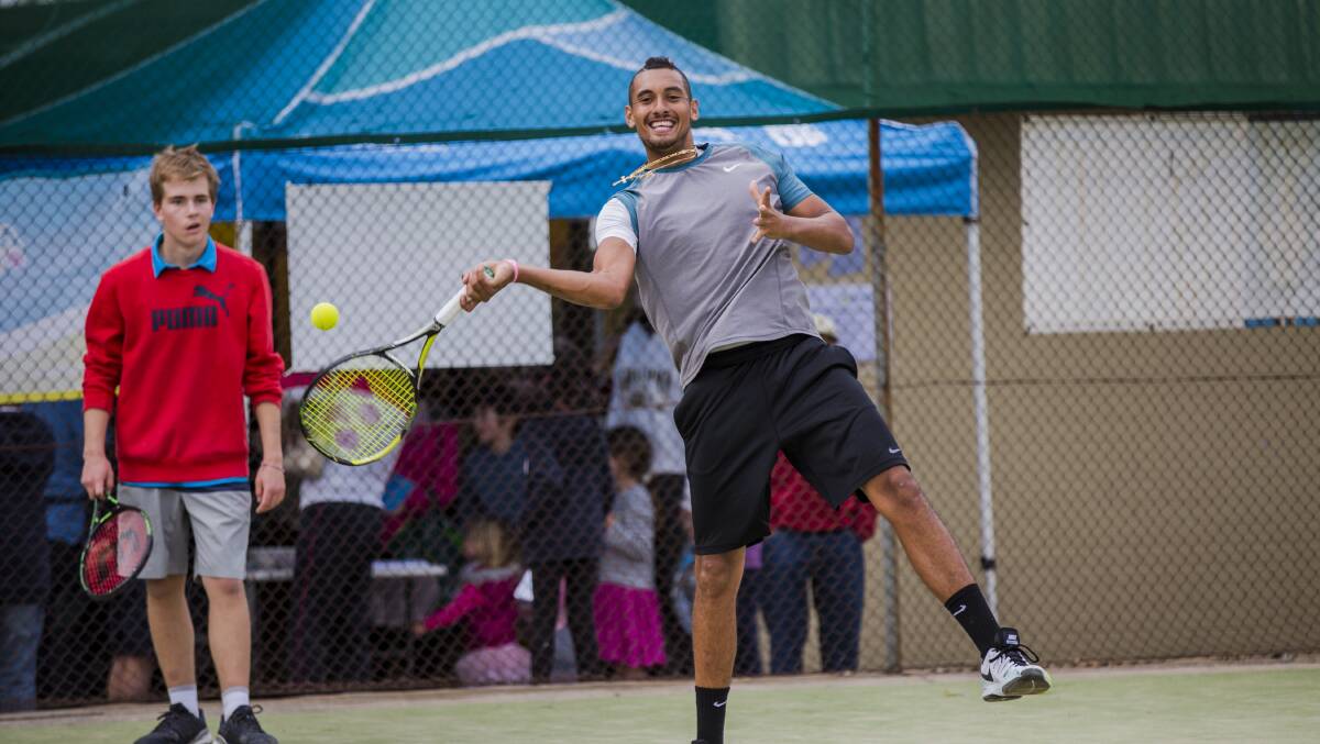 Nick Kyrgios continues to call out tennis colleagues who flout coronavirus rules. Picture: Jamila Toderas