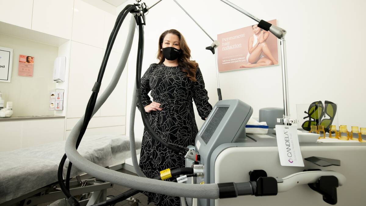 Laser Clinics Australia's Canberra director, Cassandra Smith. Picture: Sitthixay Ditthavong