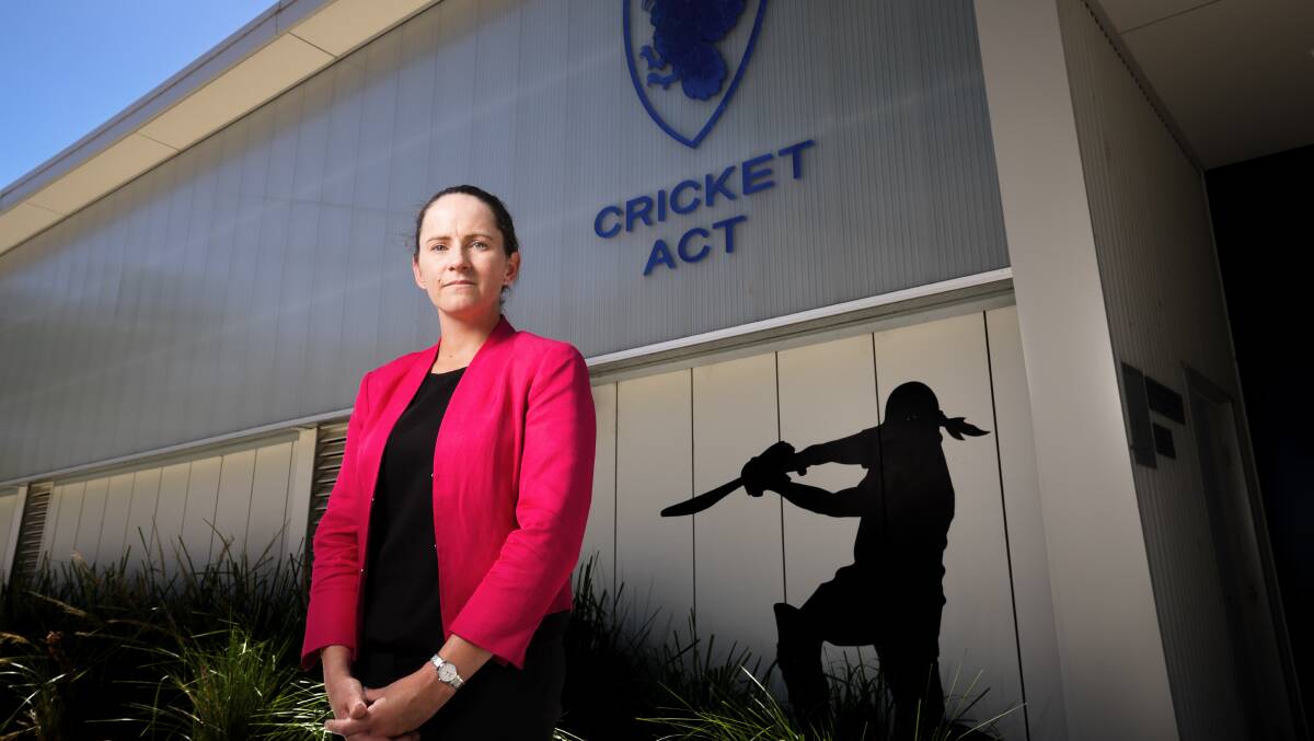 Cricket ACT chief executive Olivia Thornton. Picture by Sitthixay Ditthavong