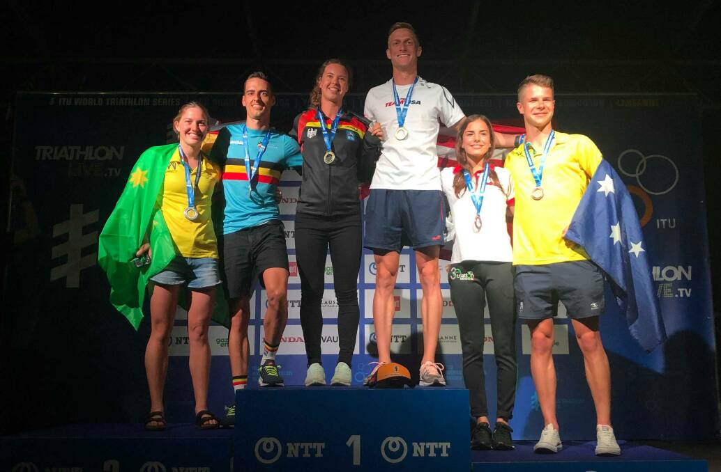 Canberrans had success at the triathlon world championships. Picture: Supplied