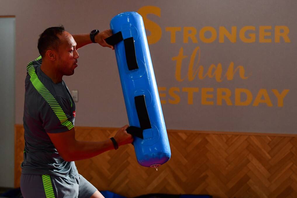 Christian Lealiifano says he gets stronger every day in his recovery from leukaemia. Picture: RugbyAU Media/Stuart Walmsley