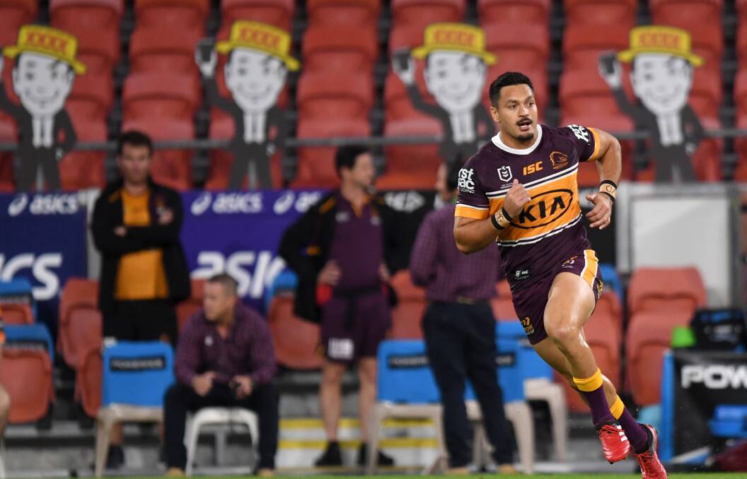 The Broncos and Eels restarted the season at an empty Brisbane stadium. Picture: NRL Images