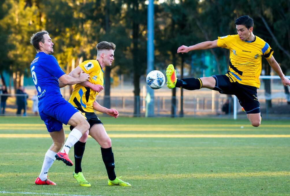 Canberra's soccer competitions will wait until July before deciding on a plan for their seasons. Picture: Elesa Kurtz