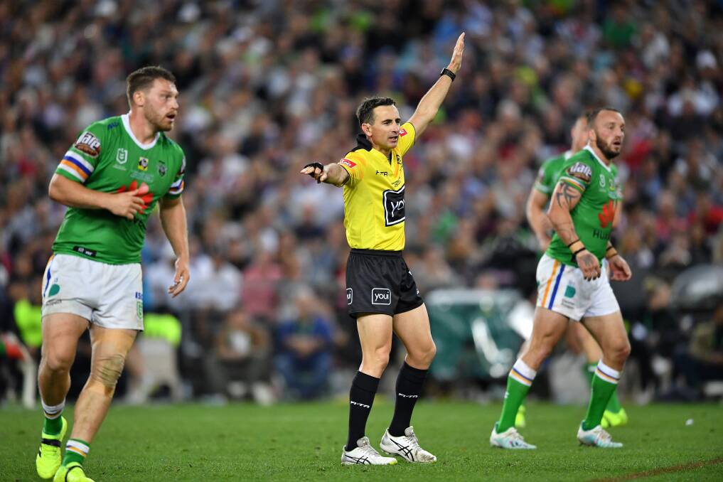 Referee drama overshadowed an NRL grand final classic. Picture: NRL Images