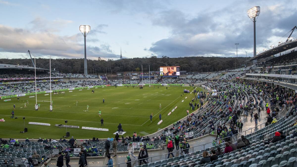 The ACT government wants to refurbish Canberra Stadium. Picture by Keegan Carroll