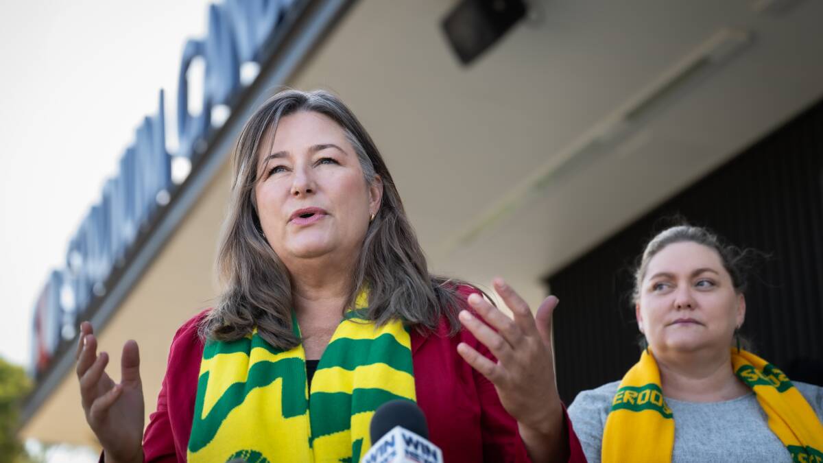 ACT Sport Minister Yvette Berry says she has offered Capital Football an advanced payment of $250,000. Picture by Karleen Minney