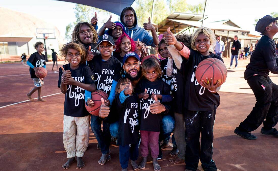 Patty Mills has launched Indigenous Basketball Australia to help inspire a new generation. Picture: Supplied