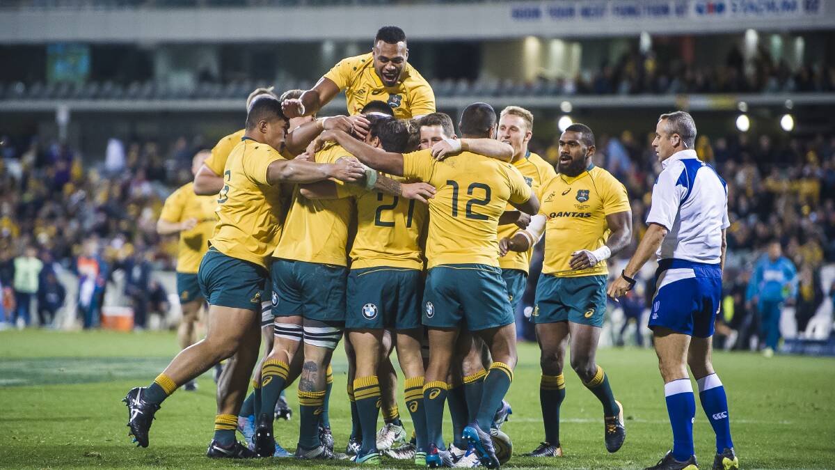 The Wallabies haven't played in Canberra since 2017. Picture: Sitthixay Ditthavong