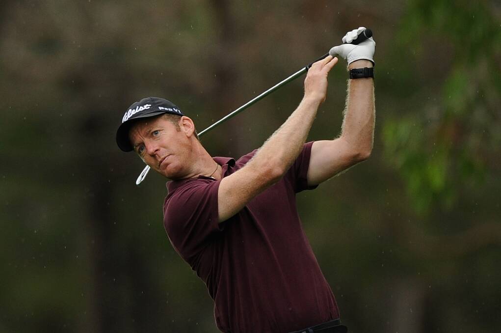Chris Campbell is back on course at the NSW Open at Twin Creeks. Picture: Getty Images