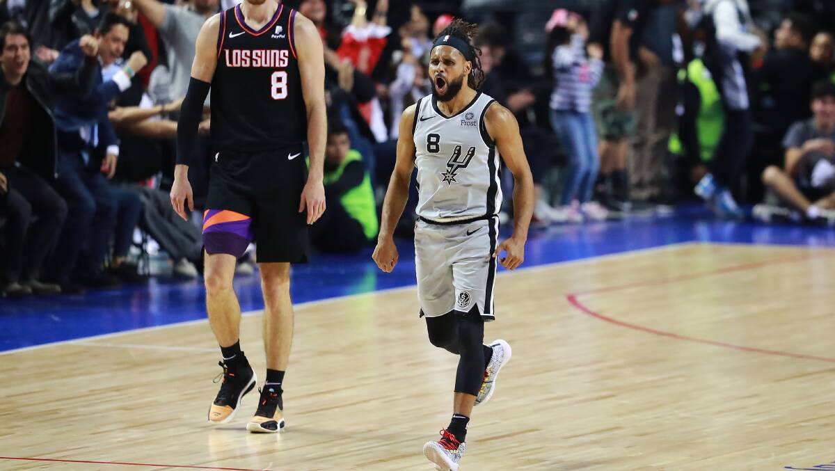 Patty Mills is the longest-serving Spurs player on the roster. Picture: Getty Images