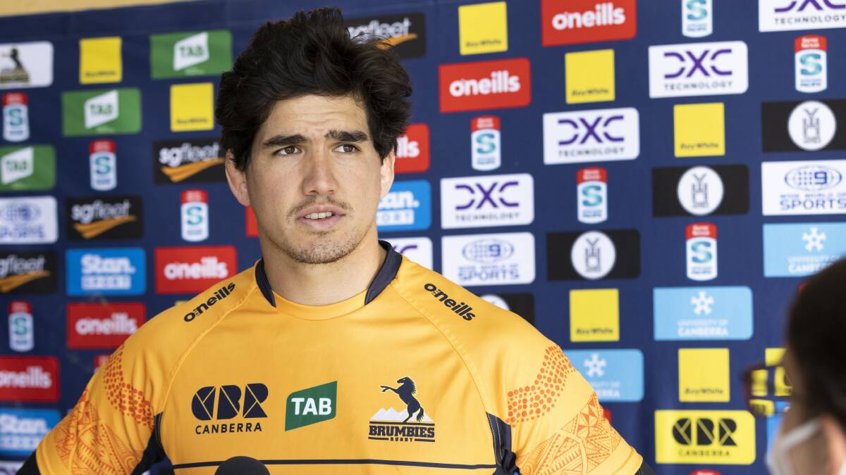 Brumbies lock Darcy Swain has been suspended for six weeks. Picture by Keegan Carroll