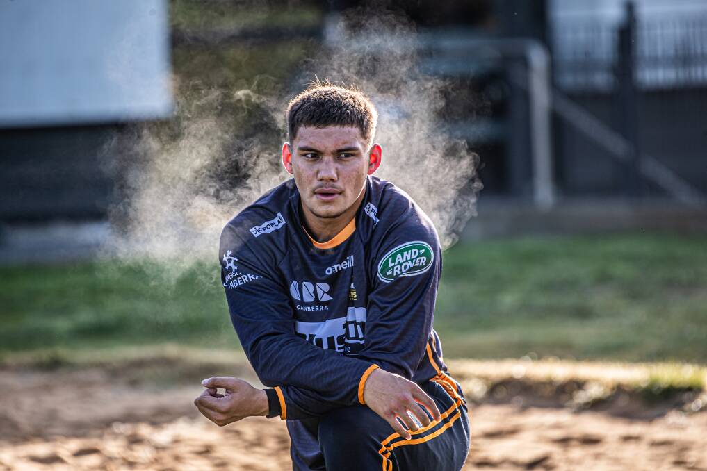 Steaming ahead: The Brumbies restarted group training on Tuesday after a two-month break. Picture: Karleen Minney