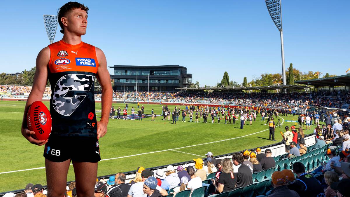 Tom Green will play in front of the biggest Manuka Oval crowd of his career this week. Pictures by Phil Hillyard, Gary Ramage