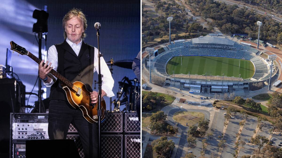 Paul McCartney will bypass Canberra on his next tour. But there are hopes Canberra Stadium will host concerts again.