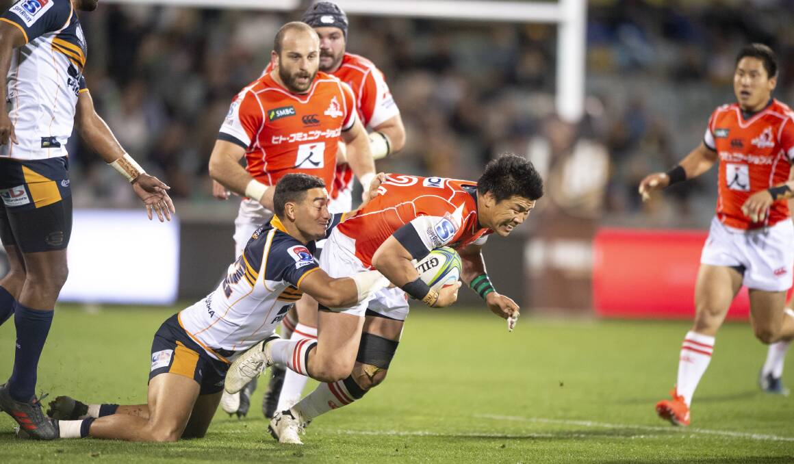 The Sunwolves have been forced to move home games. Picture: Sitthixay Ditthavong