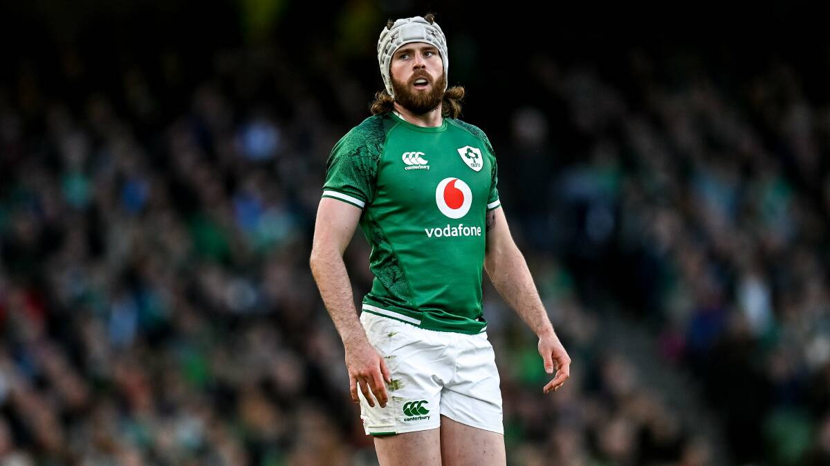 Mack Hansen made his debut for Ireland earlier this year. Picture Getty Images