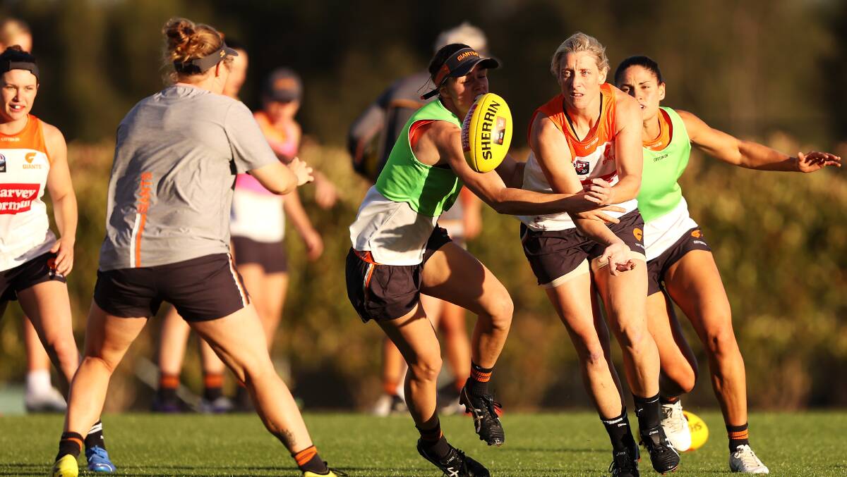 Cora Staunton is set to play three games in eight days for the Greater Western Sydney Giants. Picture: Getty Images