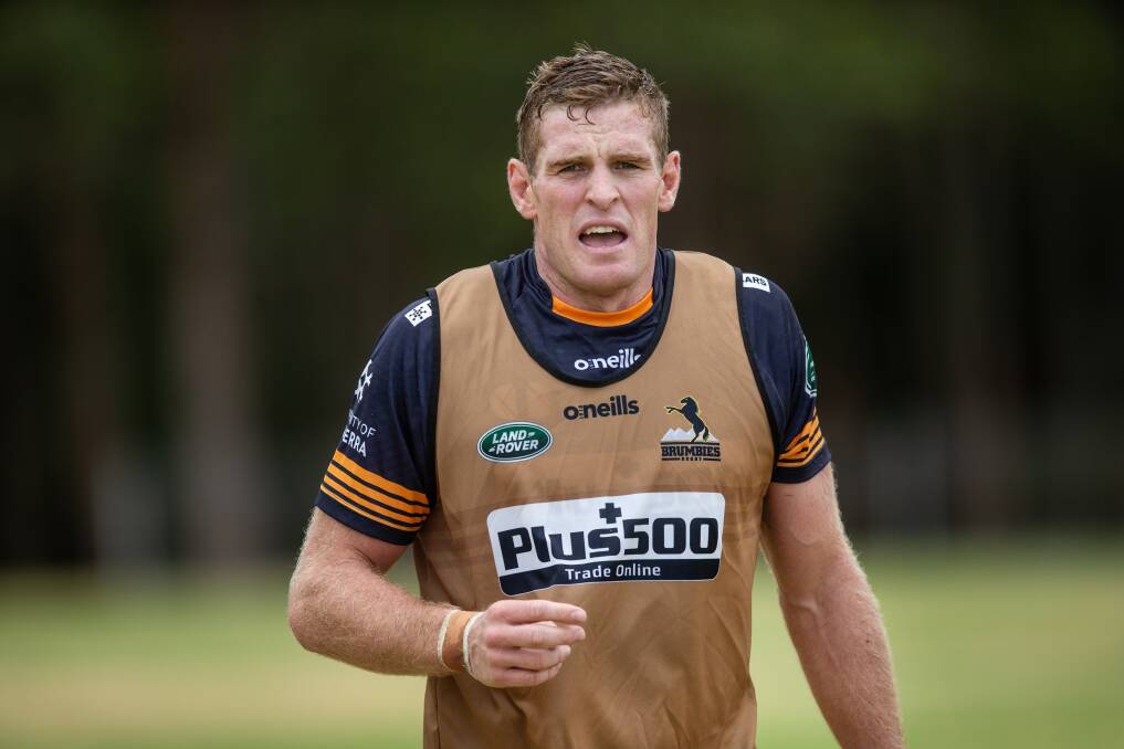 Tom Cusack says the Brumbies won't use mumps as an excuse this weekend. Picture: Marina Neil