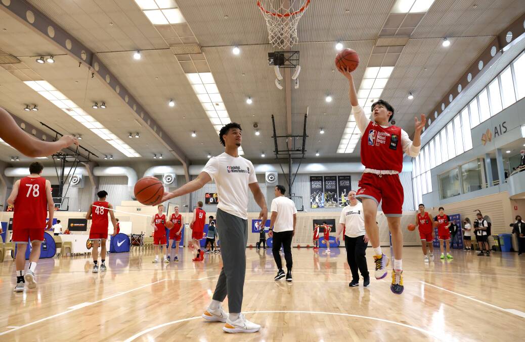 Basketball is one of the sports thriving at the AIS campus. Picture by James Croucher