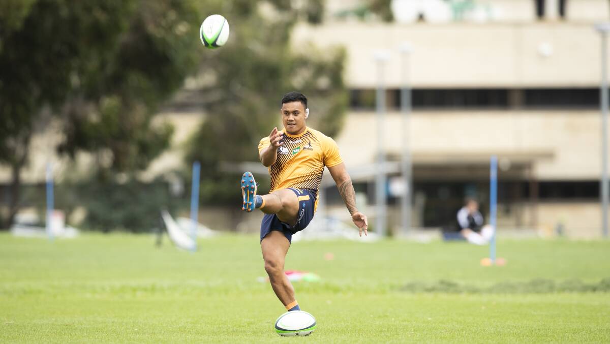 Len Ikitau cemented his place in the Wallabies squad last year. Picture: Keegan Carroll