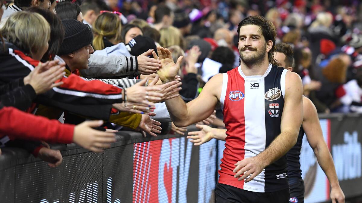 Thanks for the memories: Josh Bruce has left St Kilda. Picture: Getty Images