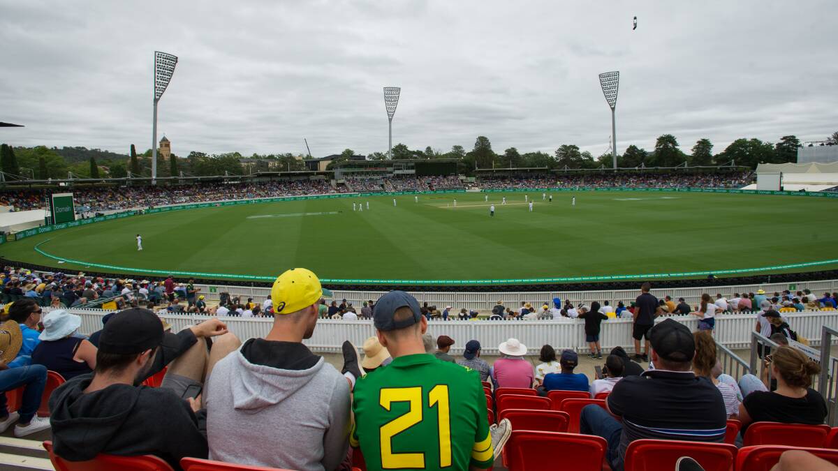 Canberra hosted its first Test in 2018-19. Picture: Elesa Kurtz