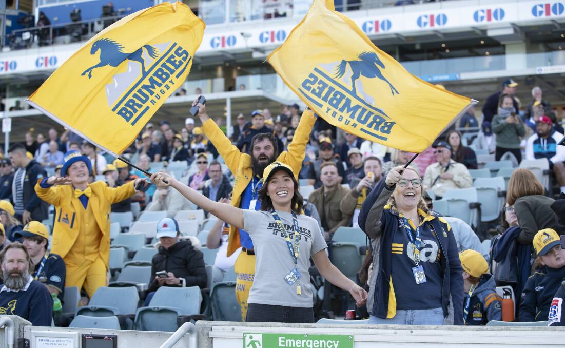 Brumbies fans will get an extra four games to attend this year. Picture: Sitthixay Ditthavong