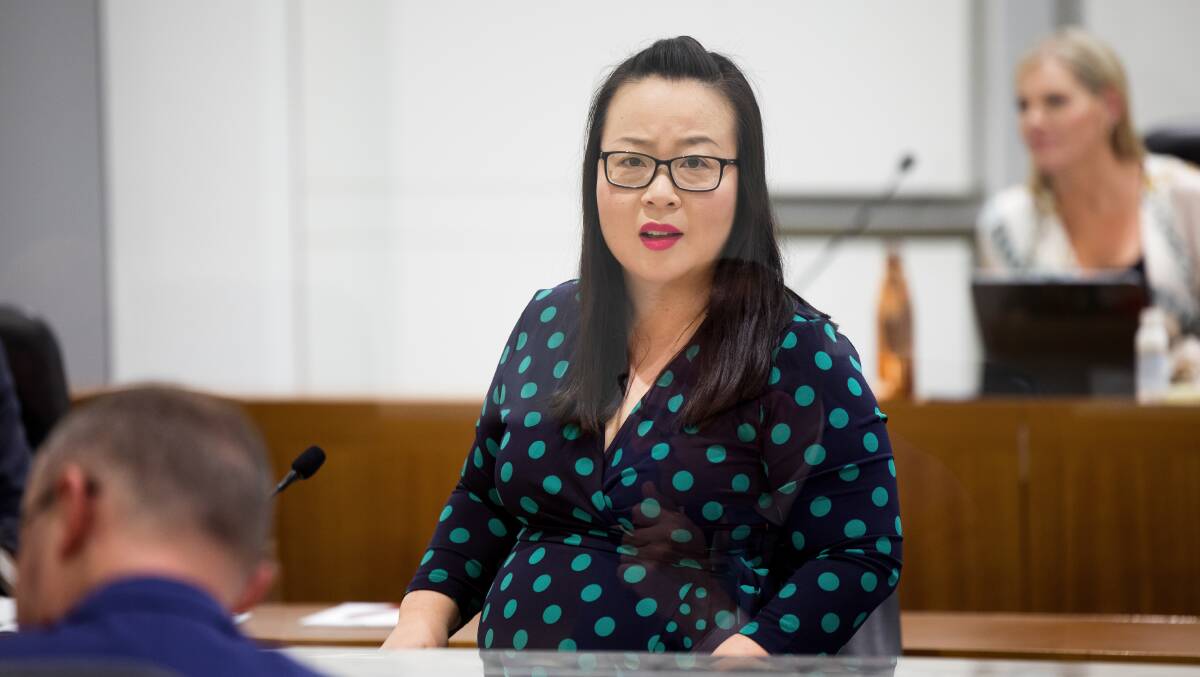 Canberra Liberals leader Elizabeth Lee wants to build a stadium in the city. Picture by Sitthixay Ditthavong