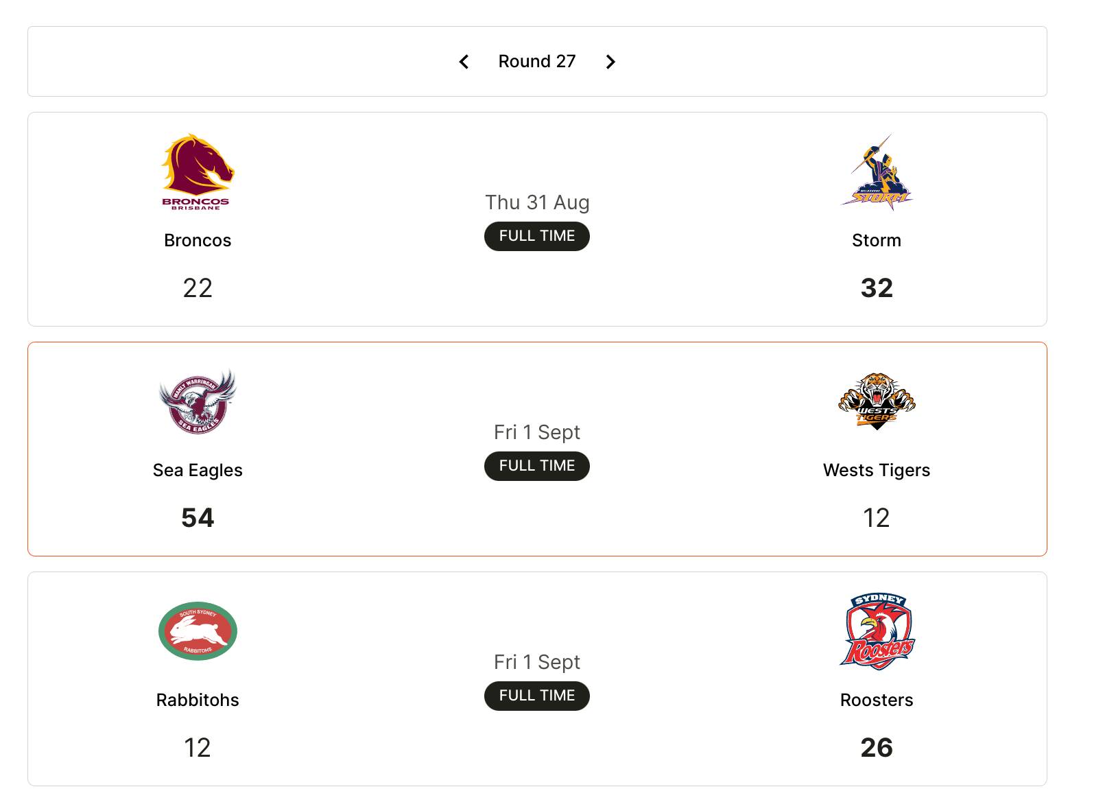 NRL, AFL finals live scores, statistics and updates The Canberra Times Canberra, ACT