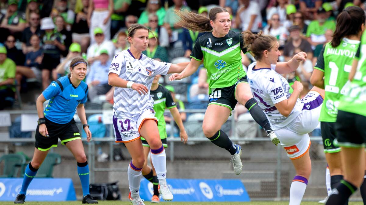 Canberra United is the only team in the A-League Women's competition without a men's affiliate. Picture by Sitthixay Ditthavong