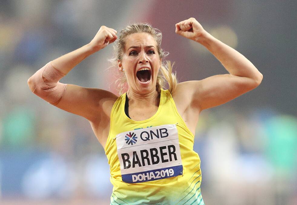 World champ Kelsey-Lee Barber embraces extra hype for golden Olympic dream  | The Canberra Times | Canberra, ACT