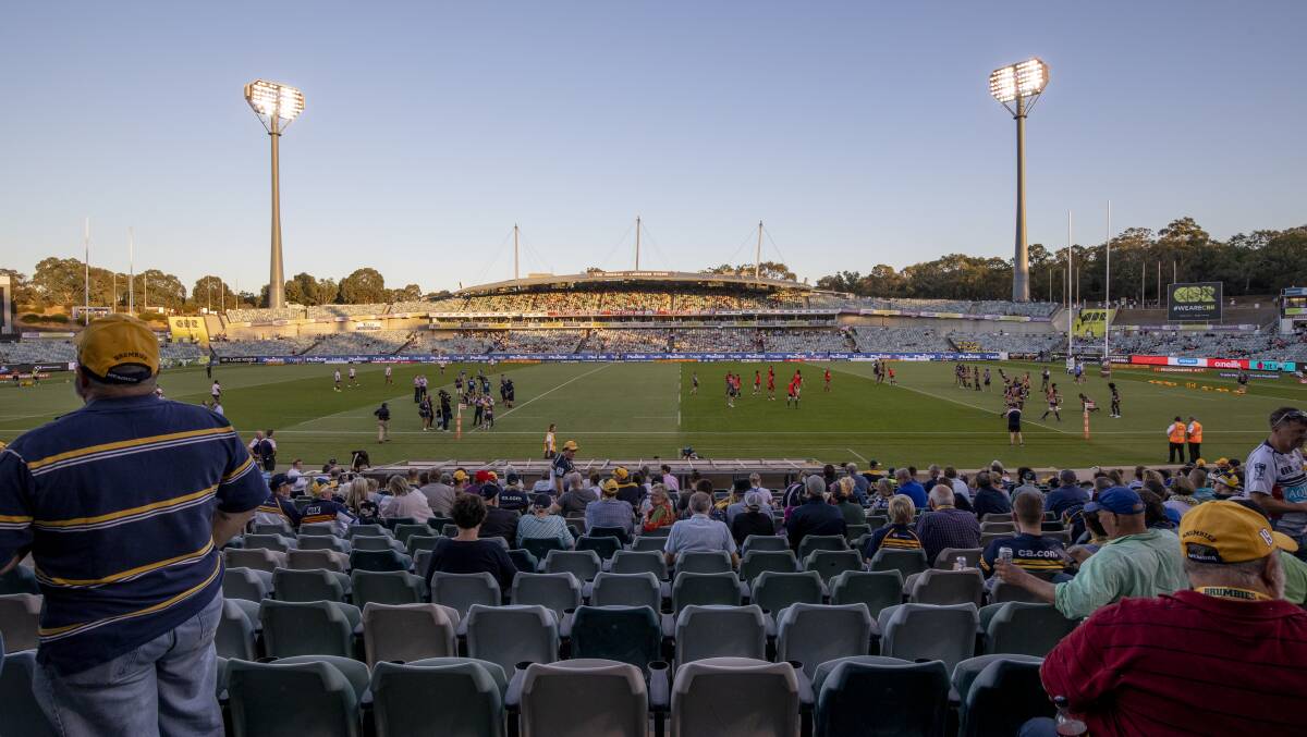 The Brumbies are hoping fans trickle back into the stands. Picture: Sitthixay Ditthavong