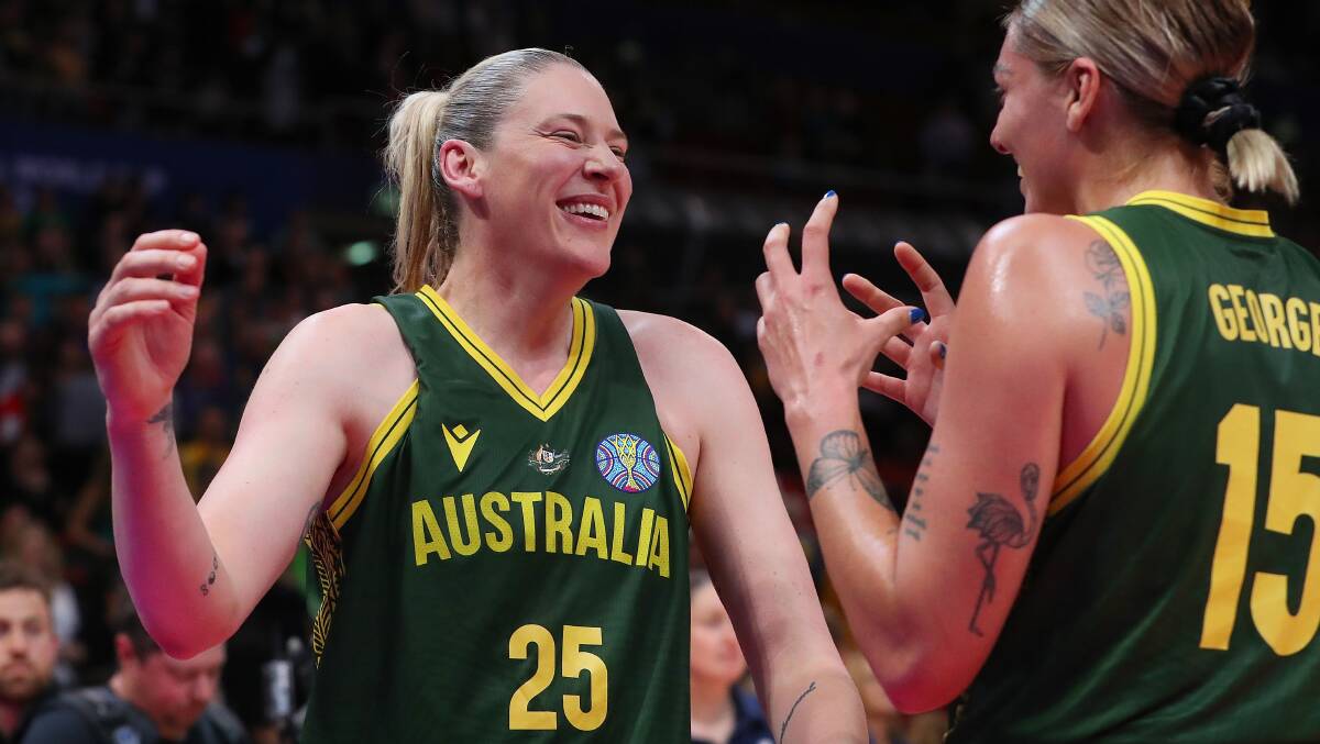 Lauren Jackson will retire from international duties on Saturday afternoon. Picture Getty Images
