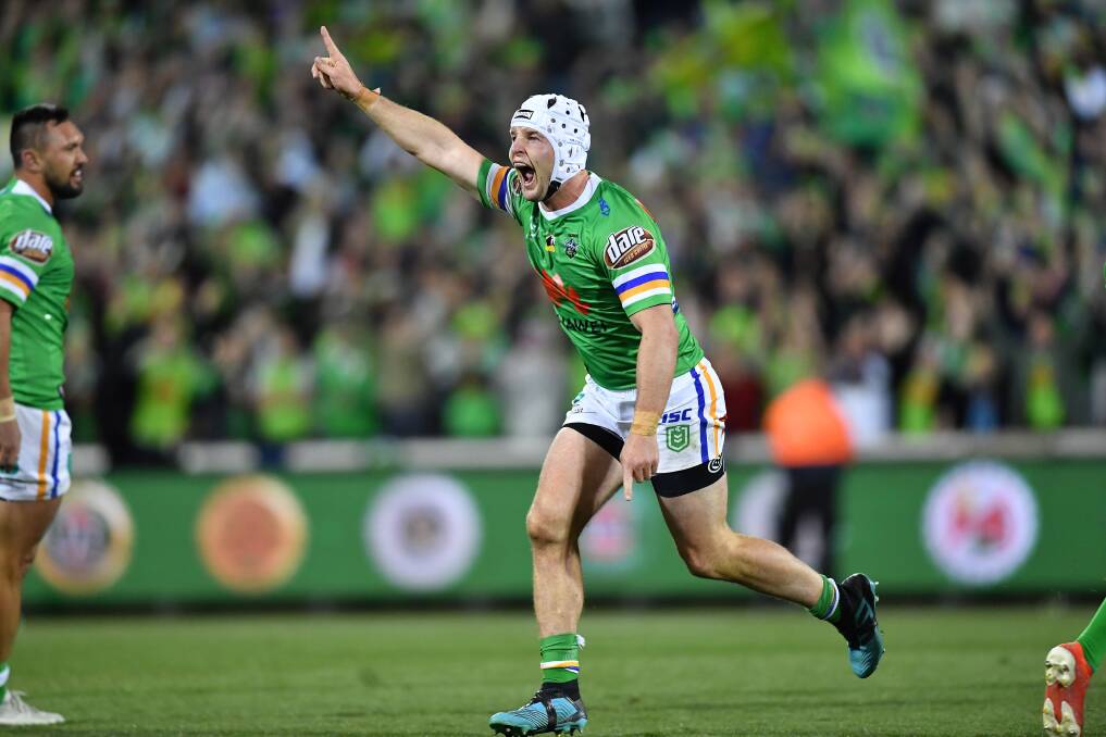 Jarrod Croker is already the highest try and point-scorer in Raiders history. Picture: NRL Images