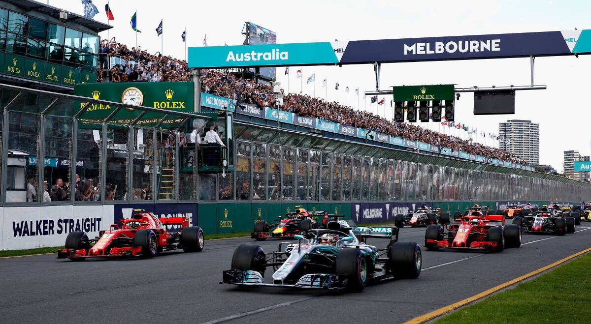 The Formula One season will start in Melbourne this weekend despite coronavirus fears. Picture: Getty Images