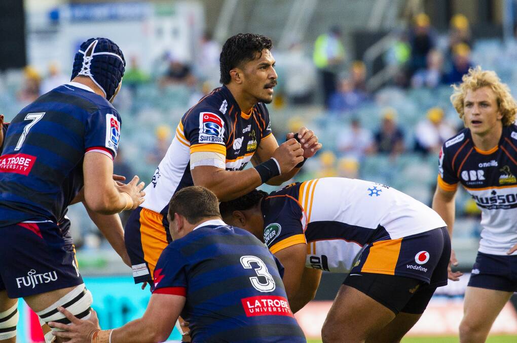 The Brumbies beat the Rebels in Canberra in round two. Picture: Jamila Toderas