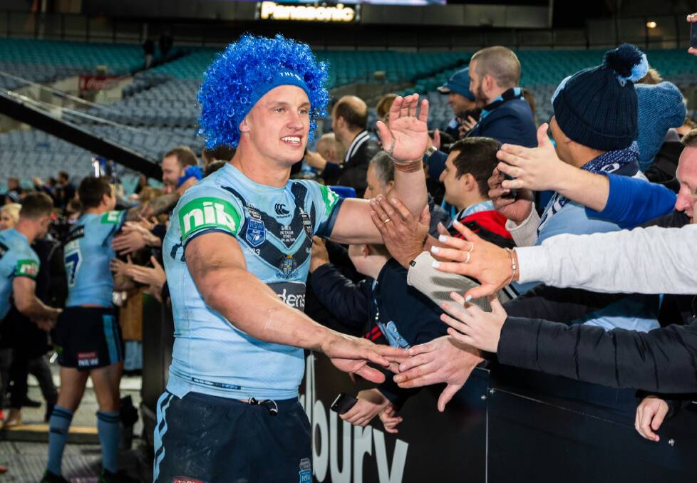 True Blue Roo: Jack Wighton will make his Test debut on Friday. Picture: NRL Imagery