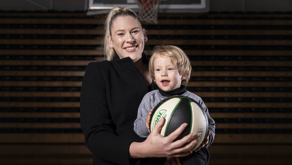 Lauren Jackson is now a mum of two. Picture: James Wiltshire