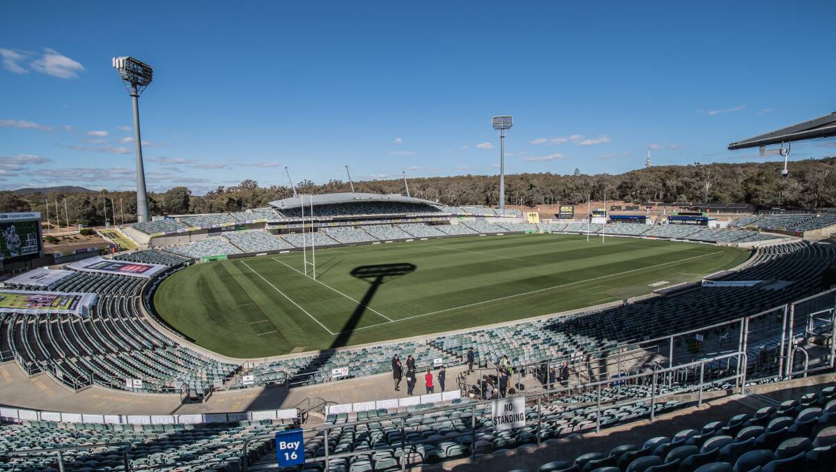 The Raiders and Brumbies hope to play in Canberra again. Picture: Karleen Minney