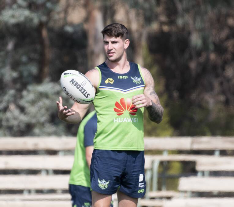 Curtis Scott has been cleared to make his Raiders debut. Picture: Dion Georgopoulos