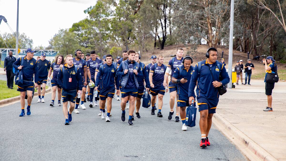 The Brumbies will continue to train until told otherwise. Picture: Sitthixay Ditthavong
