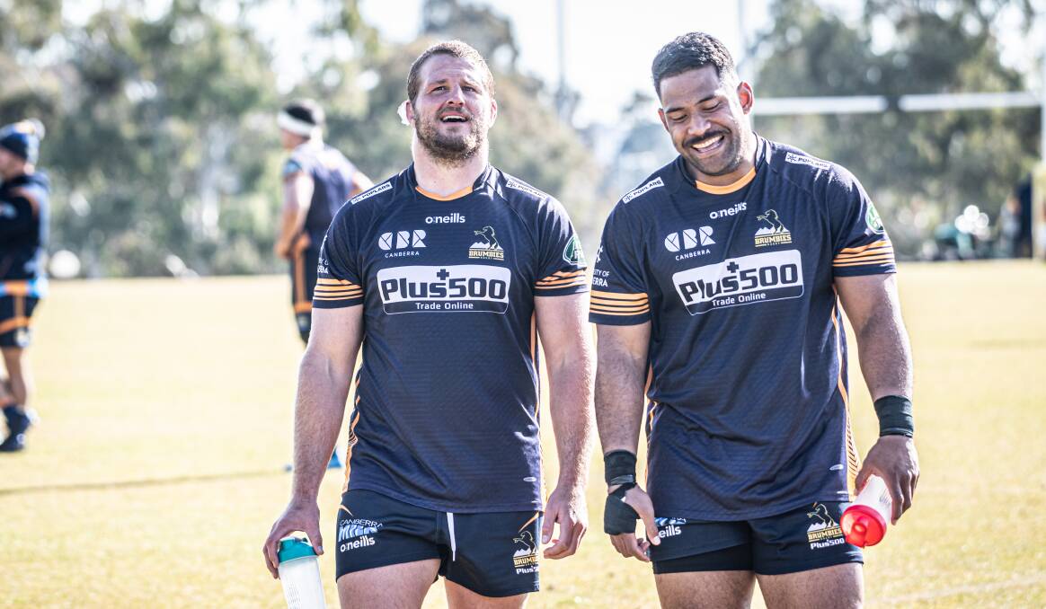 Scott Sio, right, says certainty about the future will allow players to compete with clear minds. Picture: Karleen Minney