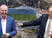 ACT Chief Minister Andrew Barr has written to Prime Minister Anthony Albanese to seek stadium funding. Pictures by Keegan Carroll, Elesa Kurtz, Graham Tidy