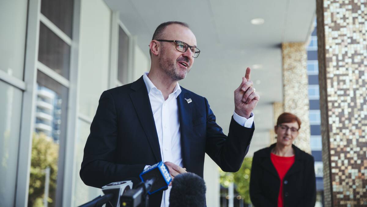 ACT Chief Minister Andrew Barr says sport events must give the government a return on investment. Picture: Dion Georgopoulos