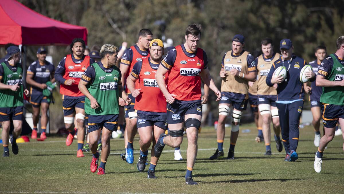 Brumbies players will use training sessions to press their claims for Super Rugby selection. Picture: Sitthixay Ditthavong