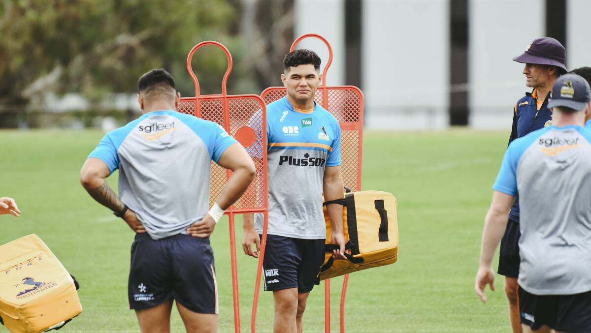 The Brumbies are unsure if they'll be able to play the Force this weekend after Perth's sudden lockdown. Picture: Dion Georgopoulos
