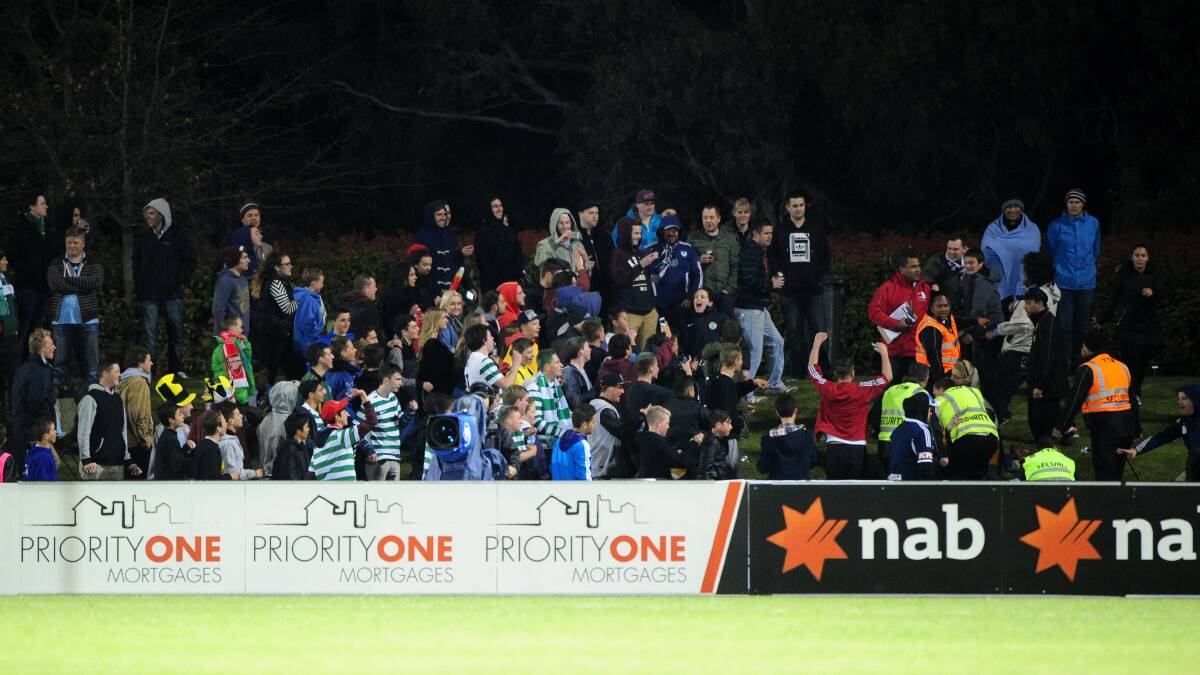 The Melbourne Victory played at Viking Park in 2014. Picture: Melissa Adams