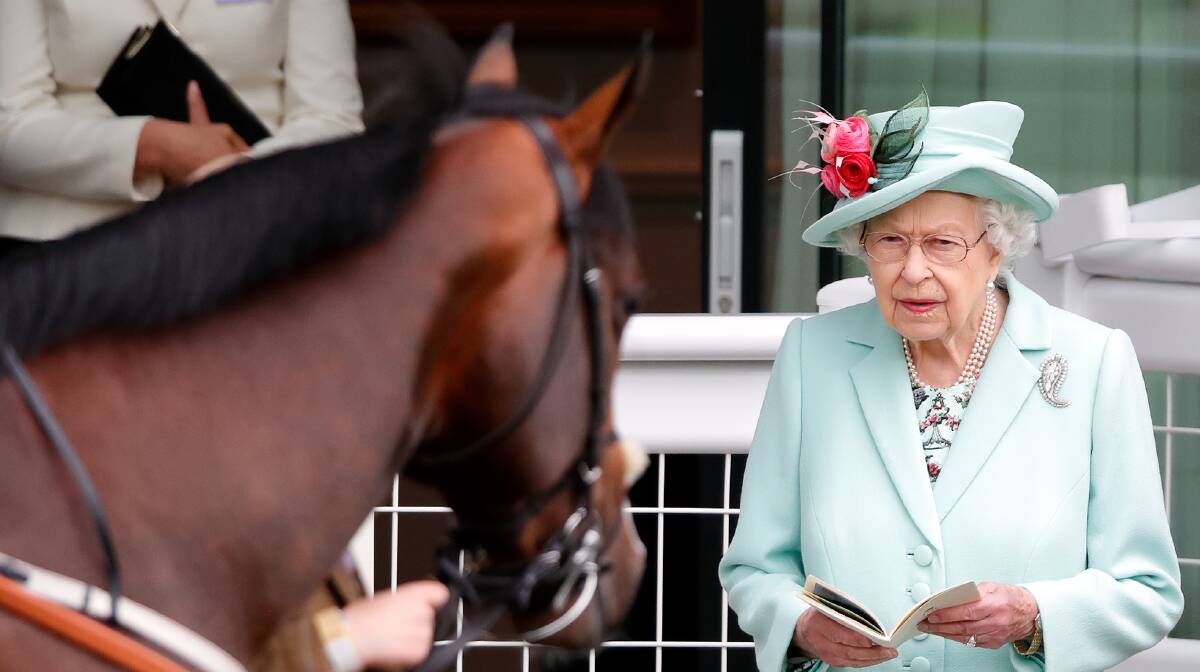 Queen Elizabeth II could have one of her horses race in Canberra this weekend. Picture: Getty Images